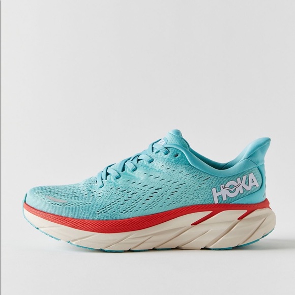 Women's Hoka Clifton 8 Sky Blue - Picture 4 of 4